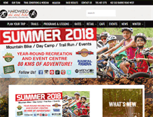 Tablet Screenshot of hardwoodskiandbike.ca